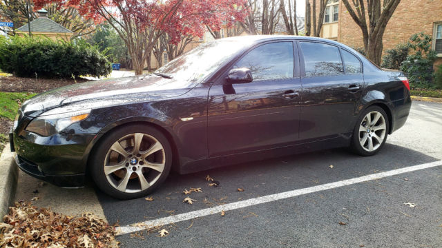 2007 BMW 5-Series (Black/Tan)