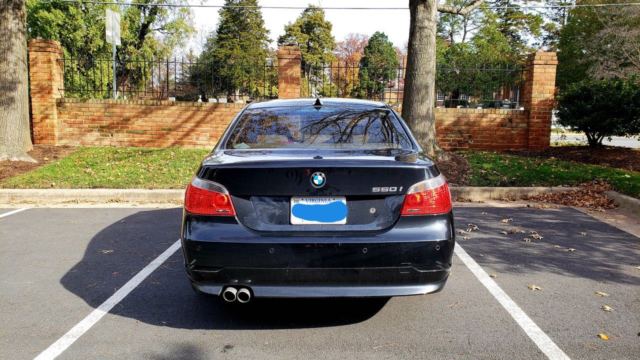 2007 BMW 5-Series (Black/Tan)