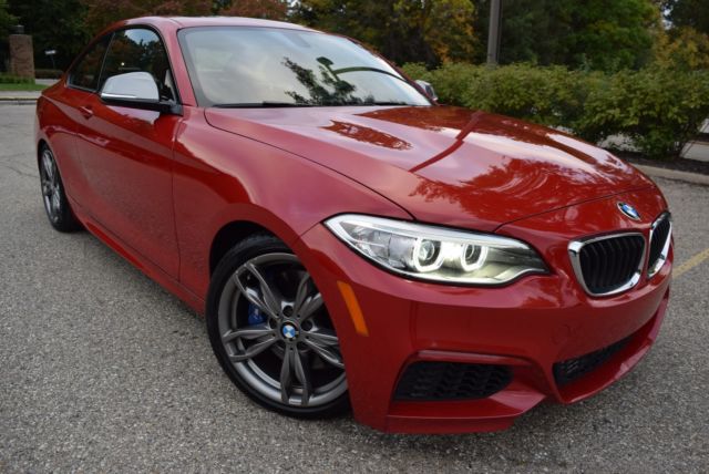 2015 BMW 2-Series (RED/BROWN LEATHER)