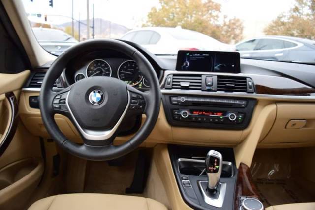 2015 BMW 3-Series (White/Beige)