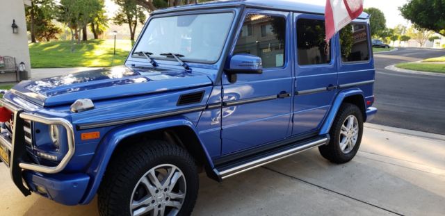 2015 Mercedes-Benz G-Class (MAURITIUS BLUE/GRAY SILVER)