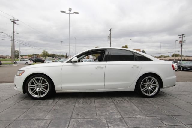 2012 Audi A6 (White/Black)