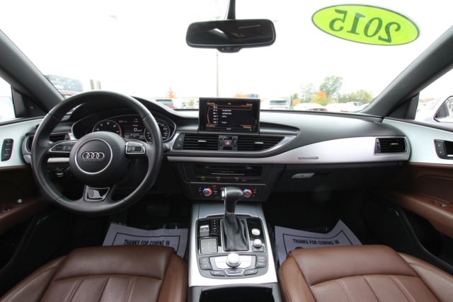 2015 Audi A7 (White/Brown)