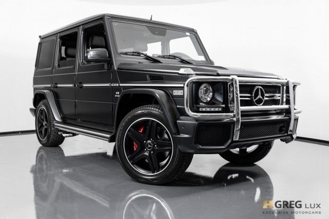 2016 Mercedes-Benz G-Class (Black/--)