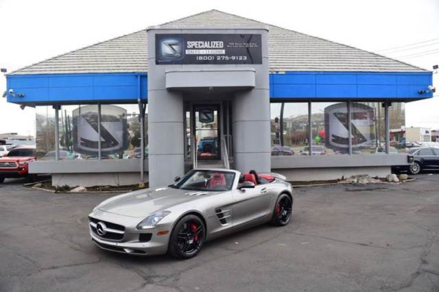 2012 Mercedes-Benz SLS AMG (Silver/Red)