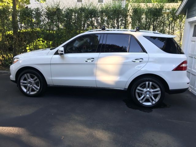 2014 Mercedes-Benz M-Class (White/Tan)