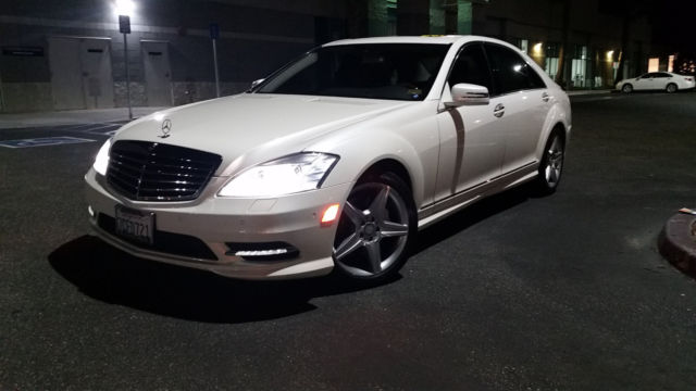 2010 Mercedes-Benz S-Class (White/Black)