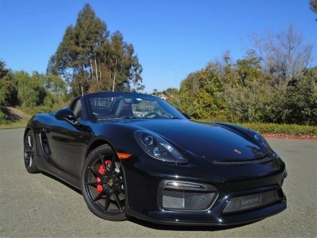 2016 Porsche Boxster (Black/Black)