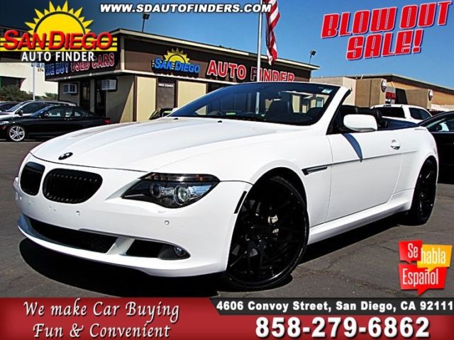 2009 BMW 650i - Conv - jst gorgeous - (White/Black)