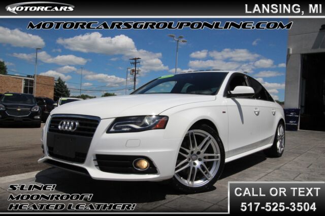 2012 Audi A4 (White/Black)