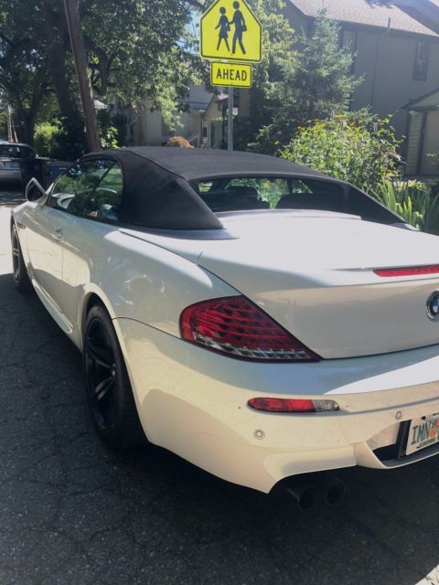 2008 BMW M6 (Alpine White/Black Merino leather interior)