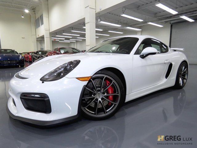 2016 Porsche Cayman (White/Black)