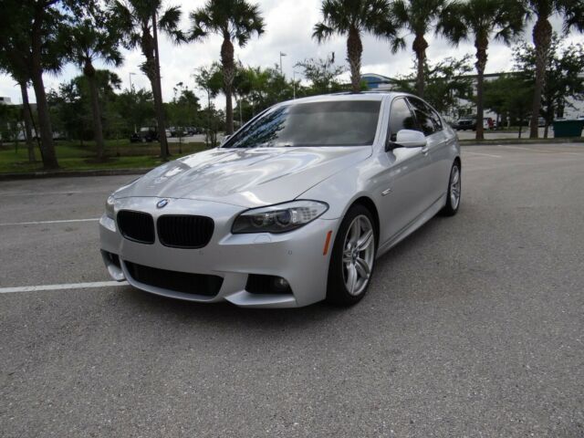 2013 BMW 5-Series (Silver/Brown)