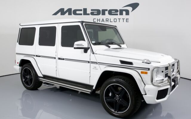 2017 Mercedes-Benz G-Class (White/Black)