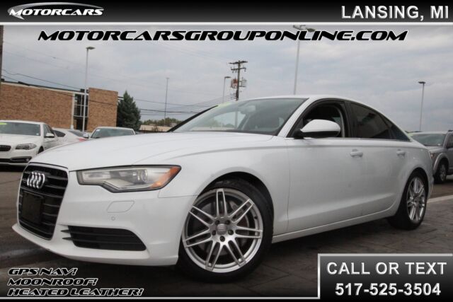 2013 Audi A6 (White/Black)