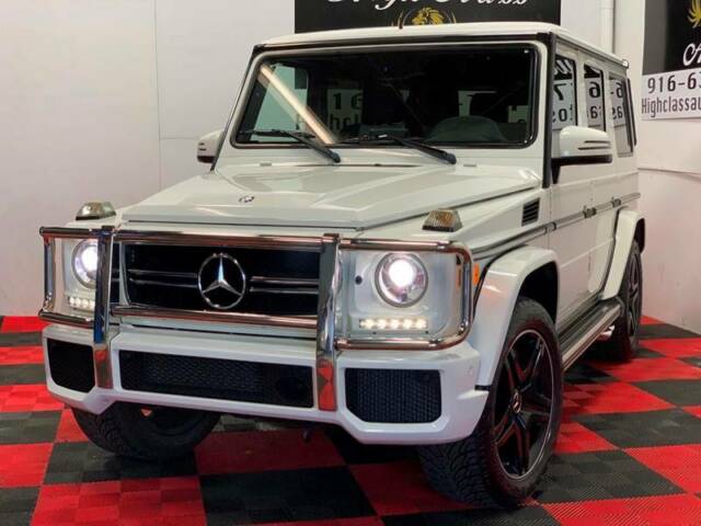 2013 Mercedes-Benz G-Class (White/White)