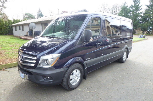 2015 Mercedes-Benz Sprinter (Canvasite Metallic Blue with Custom Pin-striping/Grey - Black Combination)