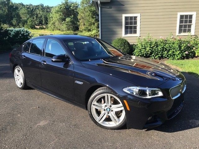 2014 BMW 5-Series (Azurite Black/Mocha Napa Leather - Brown)