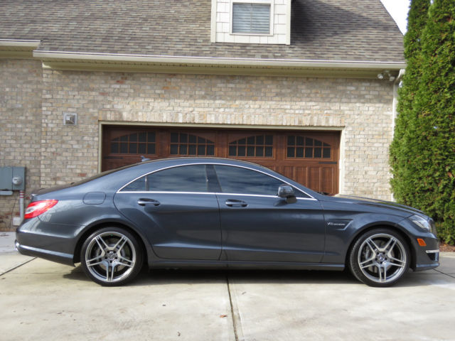 2013 Mercedes-Benz CLS-Class (Steel Blue-Tenorite Gray Metallic/Black)