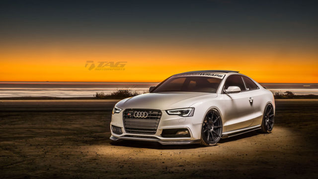 2014 Audi S5 (White/Black/Red)