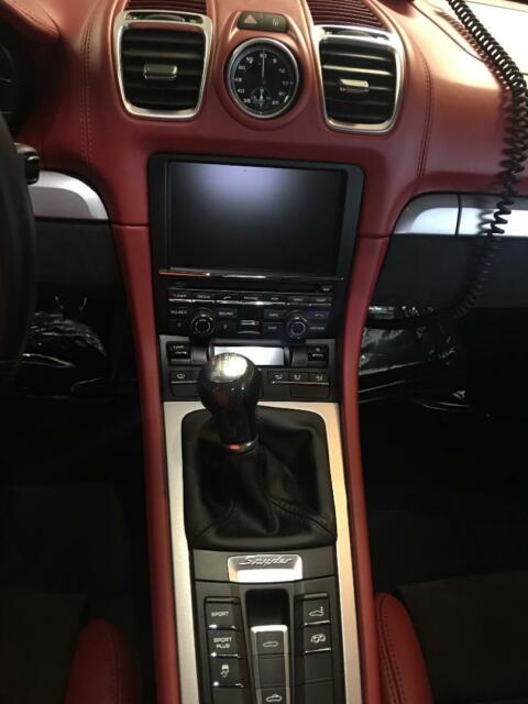 2016 Porsche Boxster (Silver/Garnet red/Black)