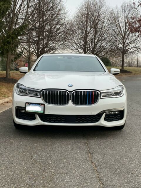 2016 BMW 7-Series (White/Cognac)