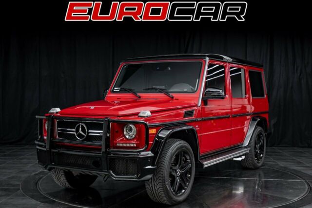 2017 Mercedes-Benz G-Class (Red/Black)