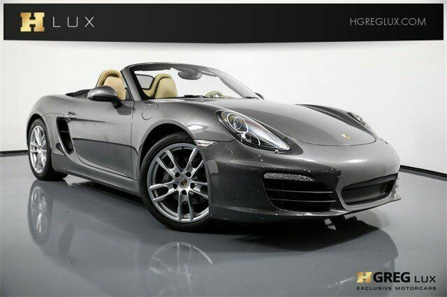 2014 Porsche Boxster (Gray/Luxor Beige w/Partial Leather Seat Trim)