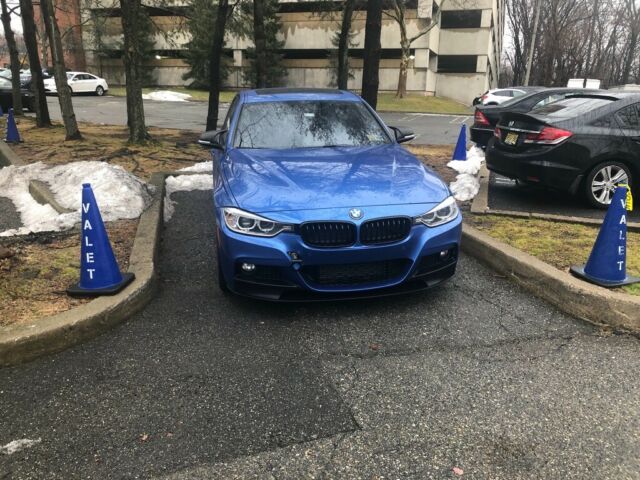 2015 BMW 3-Series (Estoril Blue/Black)