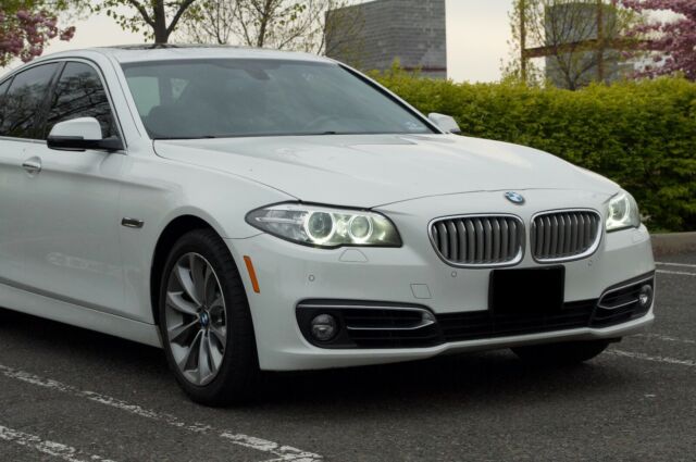 2014 BMW 5-Series (White/Black)
