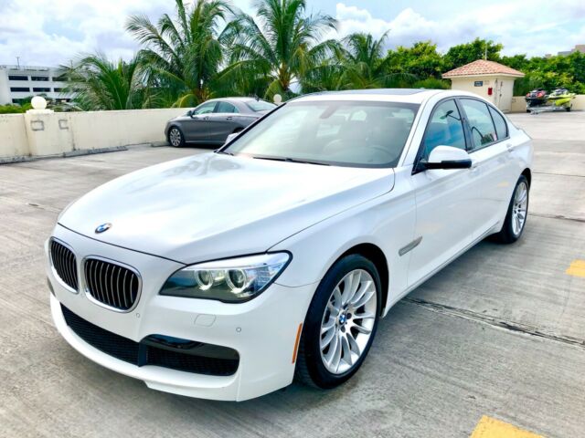 2013 BMW 7-Series (White/Tan)