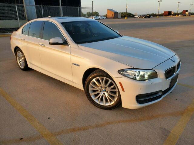 2014 BMW 5-Series (White/Black)