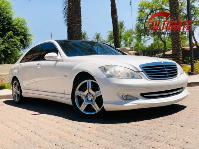 2007 Mercedes-Benz S-Class (White/White)