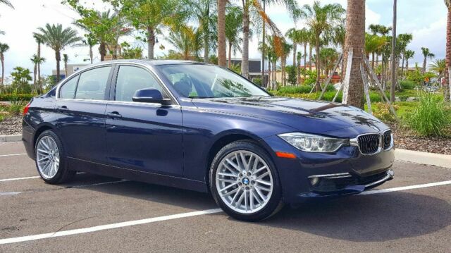 2014 BMW 3-Series (Blue/Tan)