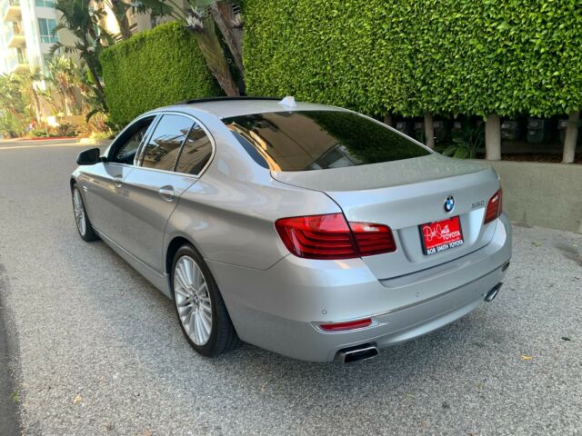 2014 BMW 5-Series (Silver/Tan)