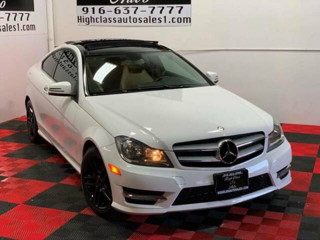 2013 Mercedes-Benz C-Class (White/Beige)