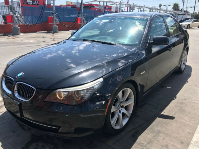 2008 BMW 5-Series (Black/Beige)