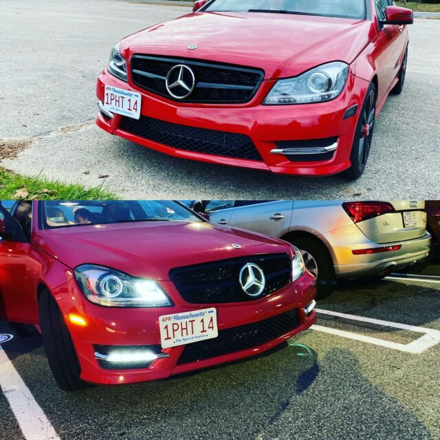 2015 Mercedes-Benz C-Class (Red/Black)