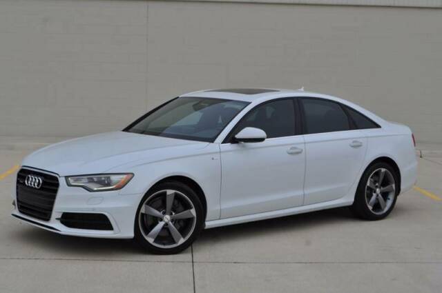 2015 Audi A6 (White/Brown)