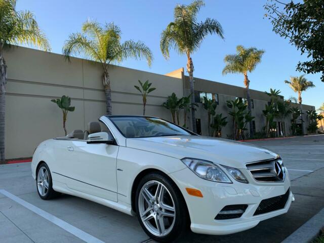 2012 Mercedes-Benz E-Class (White/Tan)