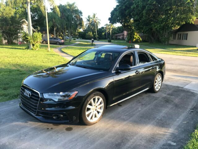 2012 Audi A6 (Black/Brown)