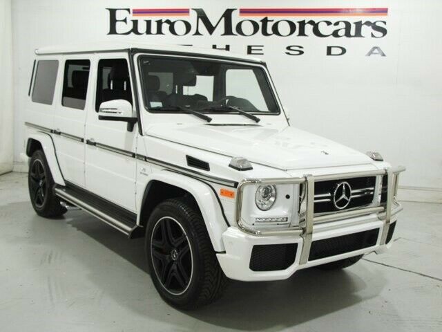 2018 Mercedes-Benz G-Class (White/Black)