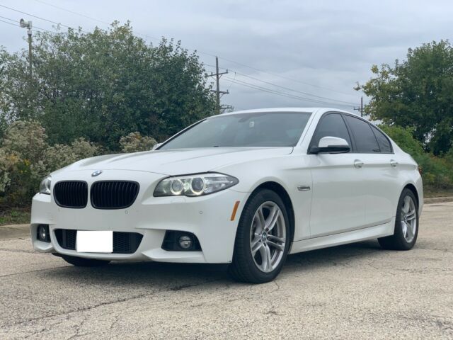 2014 BMW 5-Series (White/Black)