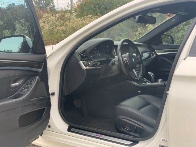 2014 BMW 5-Series (White/Black)