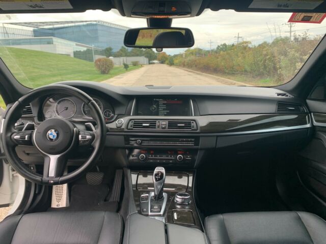 2014 BMW 5-Series (White/Black)