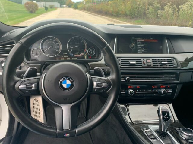 2014 BMW 5-Series (White/Black)