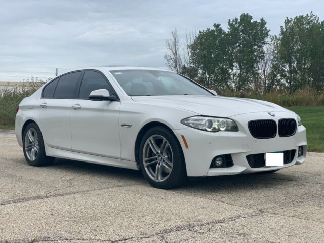 2014 BMW 5-Series (White/Black)
