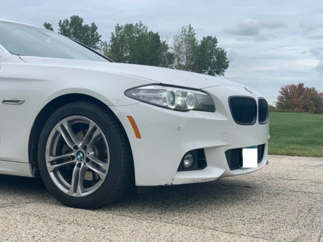 2014 BMW 5-Series (White/Black)