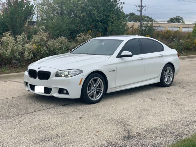 2014 BMW 5-Series (White/Black)