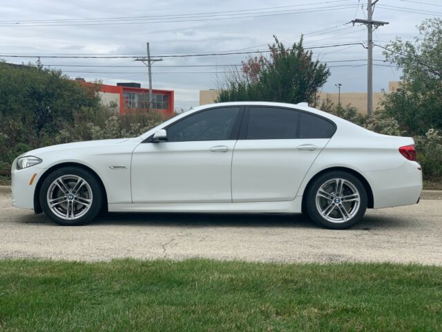 2014 BMW 5-Series (White/Black)